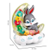 Детский музыкальный ночник Зайка на Луне Moon Rabbit Детская игрушка с подсветкой и световыми эффектами(MRB193-AV)