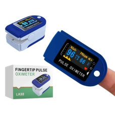 Пульсоксиметр Fingertip LK88 Pulse Oximeter Бело-синий(LK88-AV)