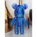 УЦЕНКА! Флюидный медвежонок fluid bear bearbrick, 23 см, с красками BLUE (Плохая упаковка 2355)(BL2355-AV)