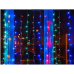 Светодиодная новогодняя гирлянда водопад 2х2 цветная, новогодние гирлянды LED для дома на окно (RGB2222-AV)