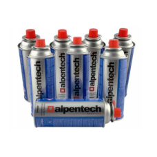 Газовый баллон ALPEN всесезонный для портативных газовых горелок и кемпинга 220 г комплект 8 шт в упаковке (VK-1110)