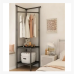 Угловая напольная вешалка-стеллаж Corner coat rack с перекладиной для вешалок в прихожую 180х45х45 см (NO9603-AV)