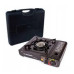 Плита туристична газова з кейсом Happy Home BDZ-155-A 2300 Вт чорний (RZN-23092867)