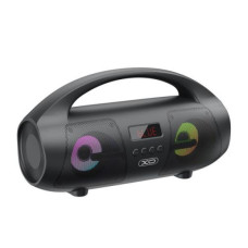 Колонка портативна XO F40 War Drum Portable Bluetooth LED FM чорний (RZN-23100536)