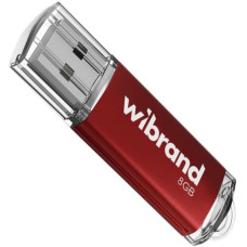Флеш пам'ять USB 8 GB Wibrand Cougar USB 2.0 червоний (RZN-23101590)