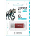 Флеш пам'ять USB 8 GB Wibrand Cougar USB 2.0 червоний (RZN-23101590)