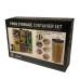 Набір контейнерів для круп 7 штук FOOD Storage Container Set пластик прозорий (RZN-23097997)