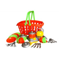 Дитячий ігровий набір 26в1 Кухня Technok Toys Галинка-10 з кошиком (RZN-23096338)