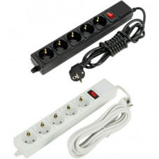 Подовжувач електричний на 5шт/3м із захистом від перевантажень 502 new (RZN-23103305)