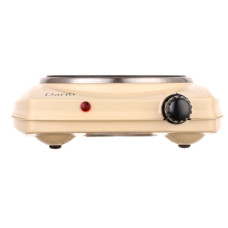 Настільна електроплита інфрачервона 1 конфорка Dario DHP121B метал 1200 Вт бежевий (RZN-23102746)