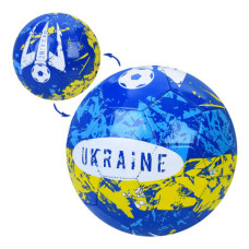 М'яч футбольний №5 Ukraine EN-3328 блакитний з жовтим (RZN-23106028)