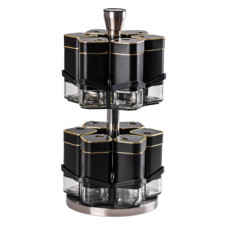 Набір для спецій карусель на підставці 12 баночок по 120 мл HP531T1026HJ (LG-HP531T1026HJ)