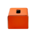 Салфетница из эко кожи 21х13.5х9.5 см для салфеток на стол Оранжевый HP-3-208O