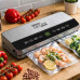 Вакуумный упаковщик для пищевых продуктов 200 Вт Zepline ZP-00359 бытовой автоматический вакууматор с LED-дисплеем + 20 пакетов (ZP00359-AV)