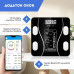 Напольные SMART фитнес весы Bluetooth до 180 кг: контроль массы тела, фитнес план  (A-8003 -AV)