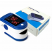 Пульсоксиметр на палец Midas Oximeter LK87i на батарейках OLED дисплей бело-синий (47892)
