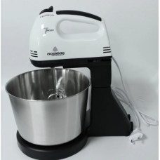 Миксер кухонный с чашей из нержавейки Crownberg CB-7321s Белый 300W