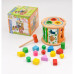 Деревянная стучалка сортер Wood Toys с геометрическими фигурками и молотком