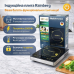Индукционная плита Rainberg RB-2279 на 1 конфорку, 3500 Вт, сенсорное управление, LED-дисплей (RB2279-AV)