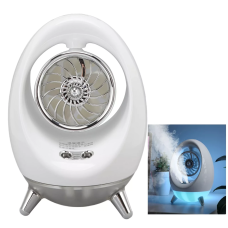 Портативный вентилятор USB с водяным охлаждением, распылитель, ночник Air Cooler 657(AIR657-AV)