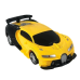 Машинка трансформер на радиоуправлении AToys Bugatti-Robot 1:18 световые эффекты Черно-желтая(ATR118-AV)