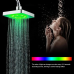 Лейка насадка для душа с LED подсветкой RGB светодиодная, квадратная 150 мм LED Shower head AND XL-902(XL902 -AV)