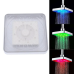 Лейка насадка для душа с LED подсветкой RGB светодиодная, квадратная 150 мм LED Shower head AND XL-902(XL902 -AV)