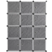 Пластиковый складной шкаф Storage Cube Cabinet «МР 312-62» Черный (110х37х146см)(МР312-AV)