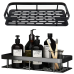 Подвесная металлическая полка для ванной комнаты Bathroom shelf Органайзер в ванную До 10 кг(NBAS10-AV)