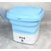 Портативная складная 8 ЛИТРОВ мини-стиральная машина Folding Washing Machine голубая(RD1005-AV)