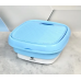Портативная складная 8 ЛИТРОВ мини-стиральная машина Folding Washing Machine голубая(RD1005-AV)