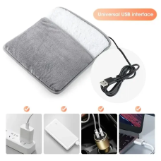 Портативная фланелевая грелка для ног с электрическим подогревом Foot warmer XL-997 Коврик с USB подогревом(XL997-AV)