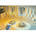 Декоративный LED светильник Crystal light, с пультом ДУ Настольная аккумуляторная лампа(LIG6629-AV)