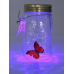 Декоративный ночник Бабочка в банке Butterfly Интерактивная порхающая бабочка в банке с подсветкой(BUTT90-AV)