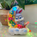 Детский музыкальный ночник Зайка на Луне Moon Rabbit Детская игрушка с подсветкой и световыми эффектами(MRB193-AV)
