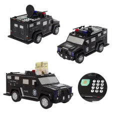 Электронная копилка-сейф Машина полиции Hummer CASH TRUCK 143 с кодовым замком(CASH143-AV)