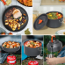 Набор туристической посуды со столовыми приборами  HALIN DS-308A(DS308A-AV)