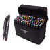 Маркеры TOUCH Sketch Marker Black 80 шт разноцветные + сумка(TOUC80-AV)