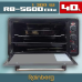 Электрическая Печь Elite Rainberg RB-5600 1300 Вт Объем 40 литров  Электрическая Духовка Настольная(RB5600-AV)