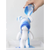 УЦЕНКА! Флюидный медвежонок fluid bear bearbrick, 23 см, с красками BLUE (Плохая упаковка 2355)(BL2355-AV)