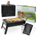 Переносной туристический мангал для барбекю 43x29 см, черный (BBQ4329-AV)