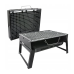 Переносной туристический мангал для барбекю 43x29 см, черный (BBQ4329-AV)