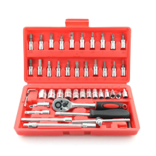 Автомобильный Набор Инструментов Piece Tool Set на 46 Ручных Инструментов в Пластиковом Кейсе (SET46-AV)
