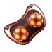 Роликовая массажная подушка для спины и шеи Massage pillow | массажная подушка | массажер с подогревом (NN2473-AV)