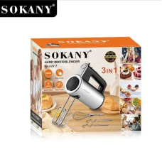 Миксер ручной электрический 3в1 SOKANY SK-02017, 800Вт (SK02017-AV)