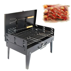 Мангал складной с ножками (CA-07) (Ш265/Д430) (+решётка, лопатка, вилка) (CA07-AV)