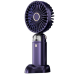 Портативный вентилятор Mini fan XL-880 диаметр 9 см с подставкой для телефона и дисплеем синий (XL880-AV)
