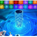 Беспроводная настольная аккумуляторная лампа-ночник Роза с пультом 22см RGB Crystal Rose (CRR22-AV)