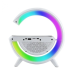Настольная смарт лампа, ночник BT-3401 RGB Rainbow Light-Wireless Happy Light с Bluetooth колонкой беспроводная зарядка (NBT3401-AV)