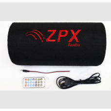 Качественный автомобильный активный сабвуфер ZPX Audio ZX-10Sub Original 1000W со встроенным усилителем 